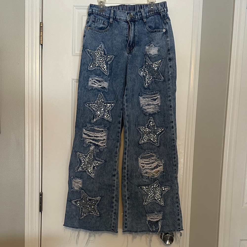 Star Studded Jewel Jeans